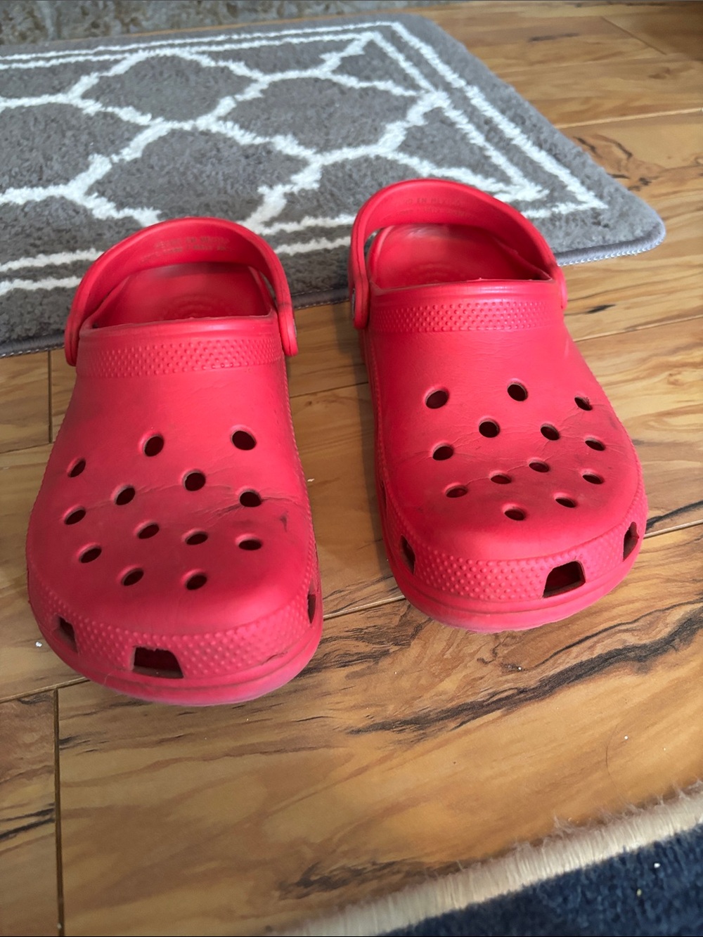 Womens Red Crocs Shoes - Lightweight Comfort